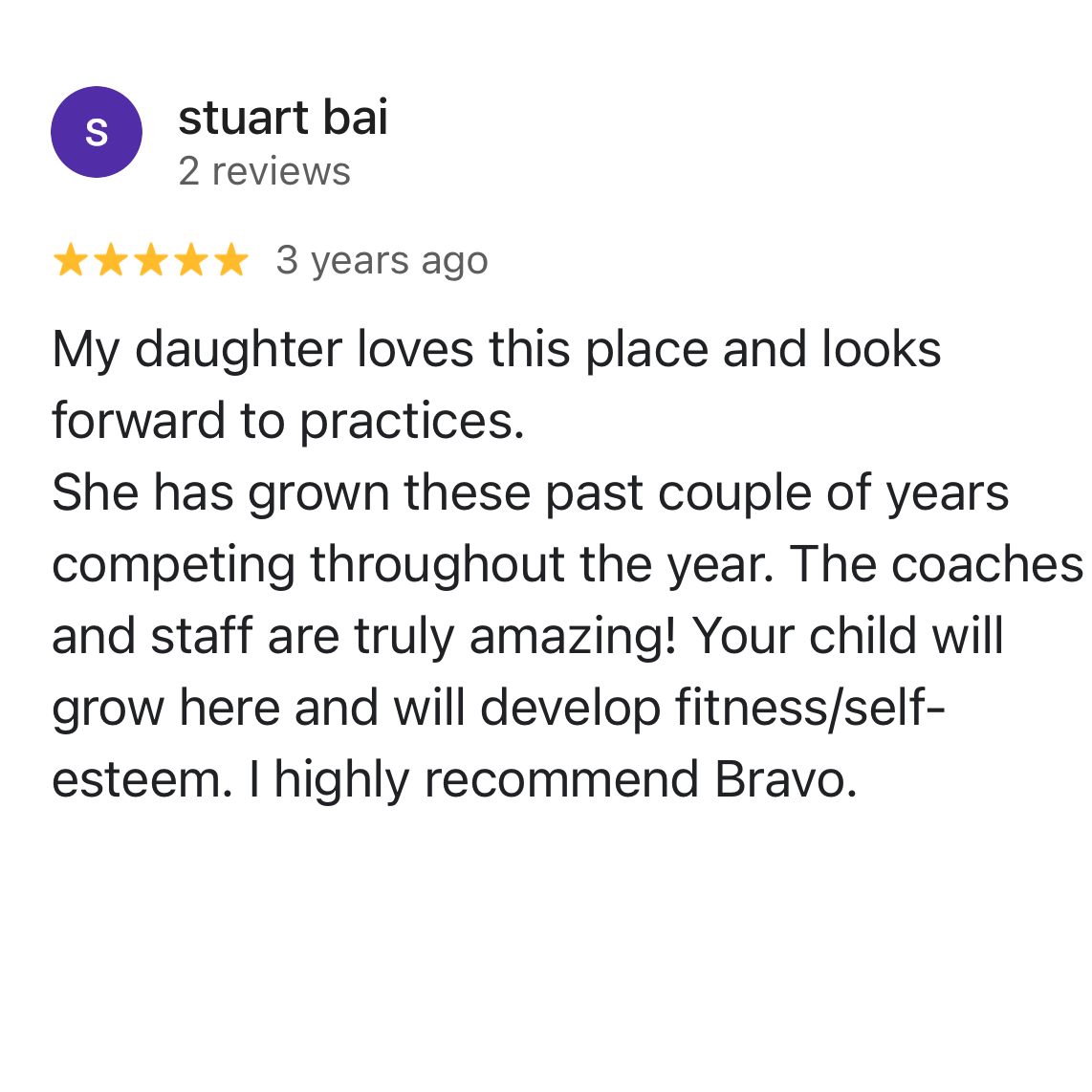 Bravo Gymnastics Review 2