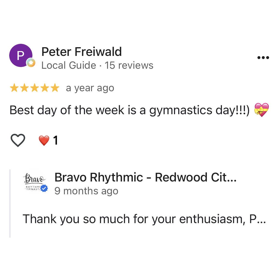 Bravo Gymnastics Review 6